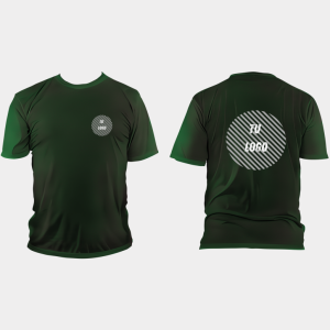 BASE REMERA PARA LOGOS VERDE INGLES
