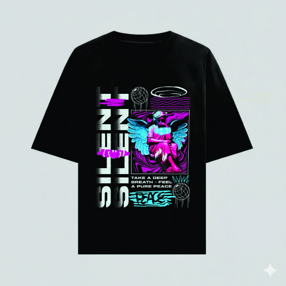 REMERA SILENT (OVERSIZE)