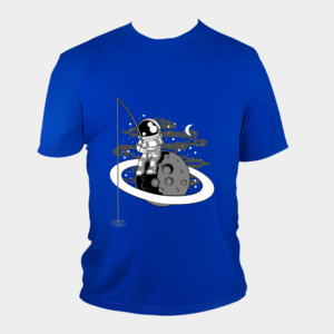 REMERA ASTRONAUTA PESCANDO