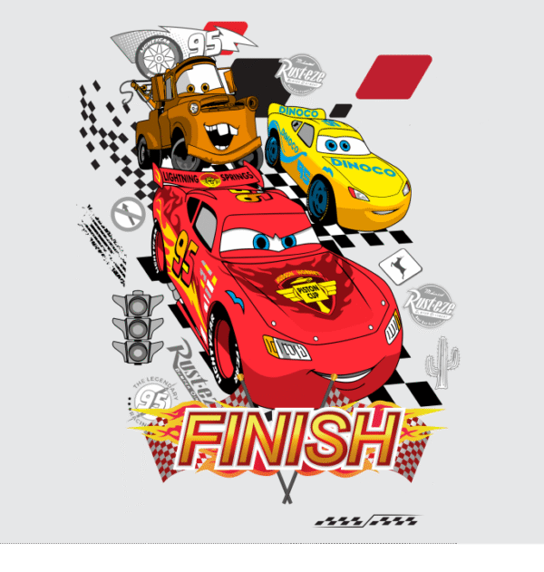 REMERA CARS 1