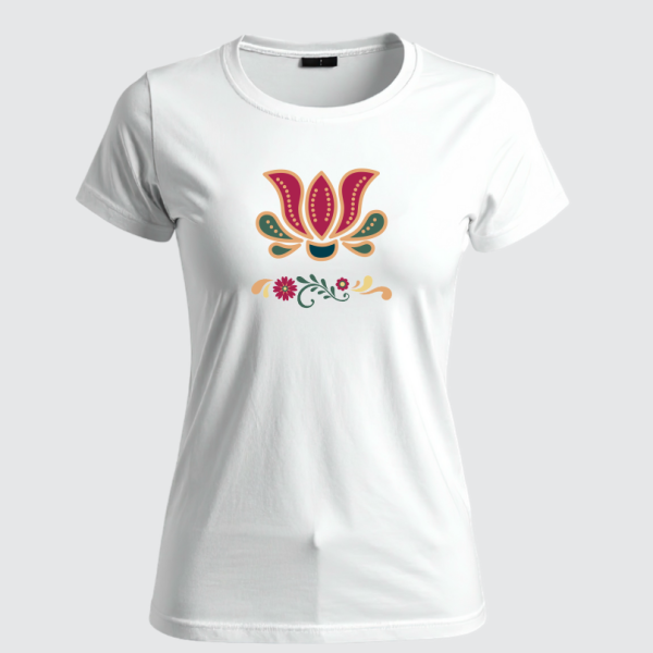 REMERA FLOR DE LOTO (Dama)