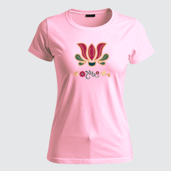 REMERA FLOR DE LOTO (Dama)