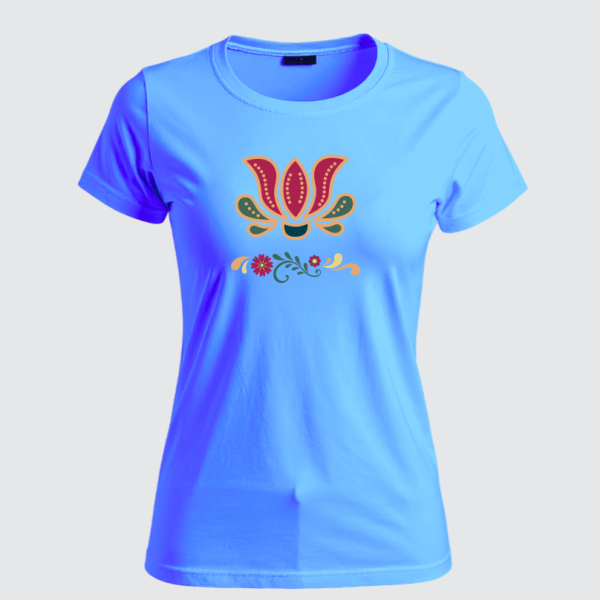 REMERA FLOR DE LOTO (Dama)