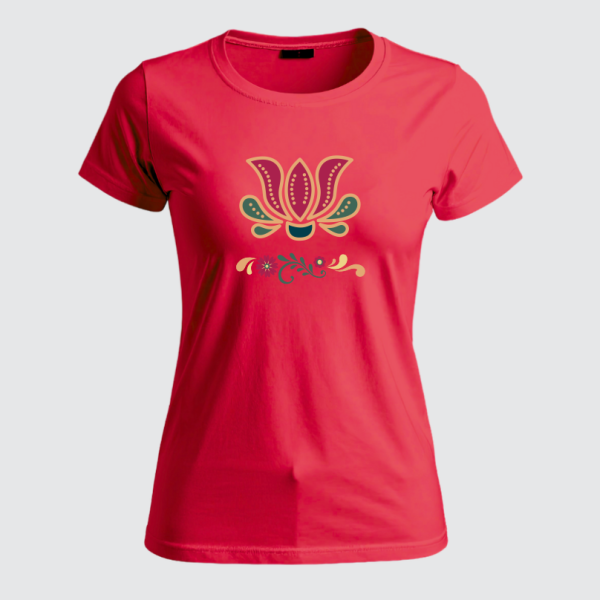 REMERA FLOR DE LOTO (Dama)