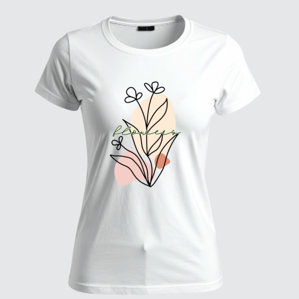 REMERA FLOWERS 1 (Dama)