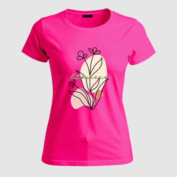 REMERA FLOWERS 1 (Dama)