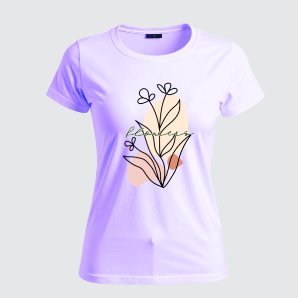 REMERA FLOWERS 1 (Dama)
