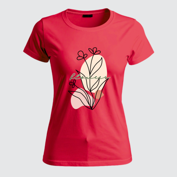 REMERA FLOWERS 1 (Dama)