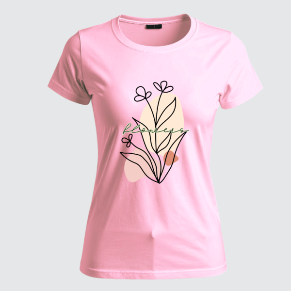 REMERA FLOWERS 1 (Dama)