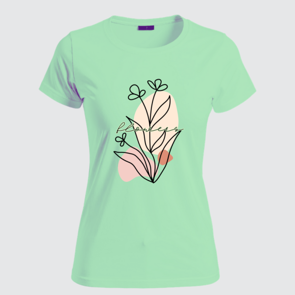 REMERA FLOWERS 1 (Dama)