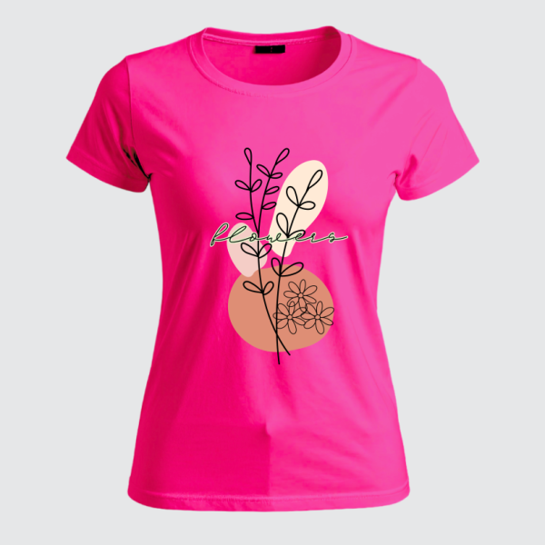 REMERA FLOWERS 2 (Dama)