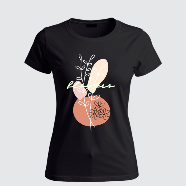 REMERA FLOWERS 2 (Dama)