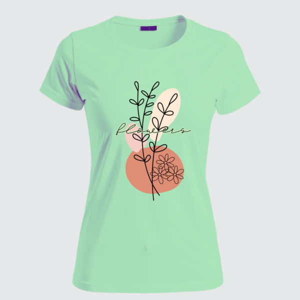 REMERA FLOWERS 2 (Dama)