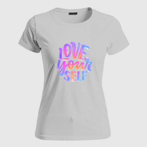 REMERA LOVE YOUR SELF (Dama)