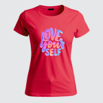REMERA LOVE YOUR SELF (Dama)
