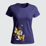 REMERA MARIPOSAS DORADAS (Dama)