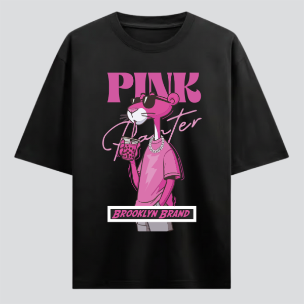 REMERA PINK PANTER (OVERSIZE)