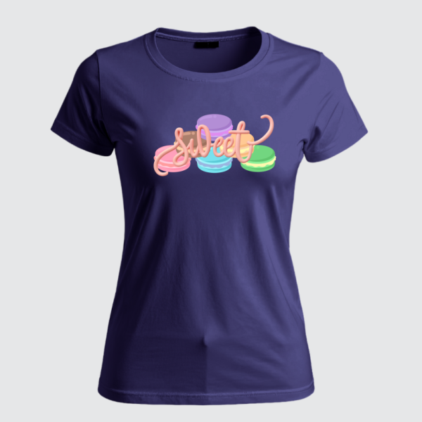 REMERA SWEET MACARONS (Dama)