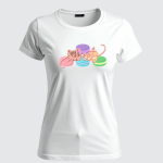 REMERA SWEET MACARONS (Dama)