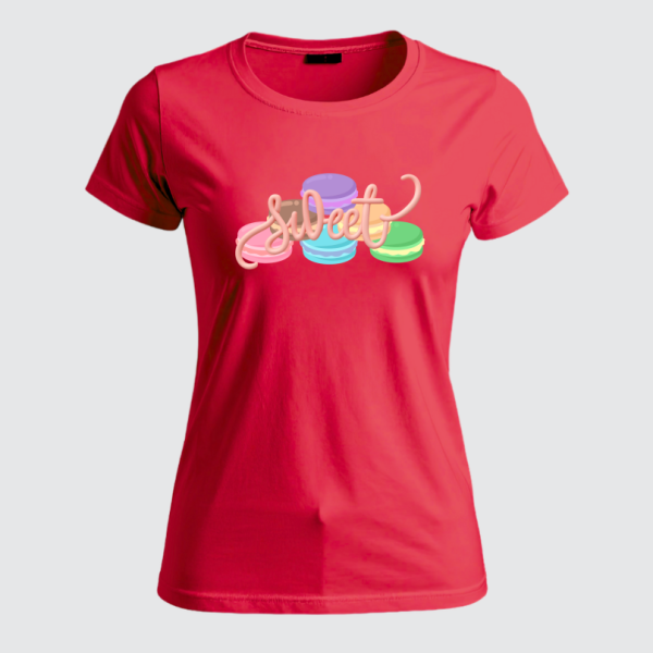 REMERA SWEET MACARONS (Dama)