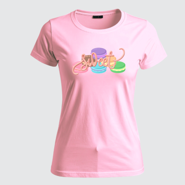 REMERA SWEET MACARONS (Dama)