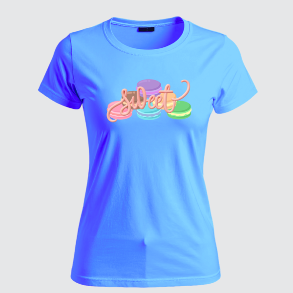 REMERA SWEET MACARONS (Dama)