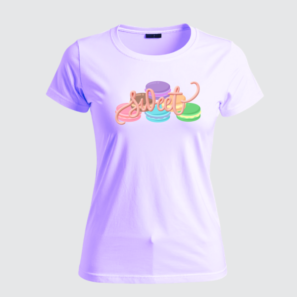 REMERA SWEET MACARONS (Dama)