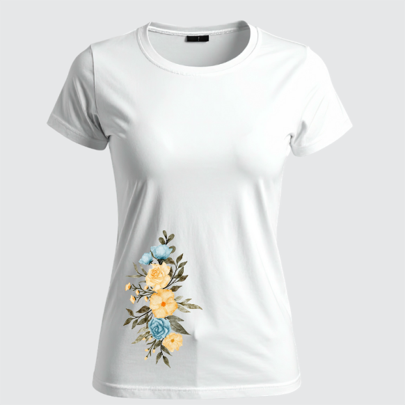 REMERA FLOWERS 3 (Dama)