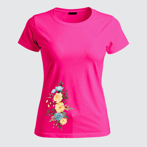 REMERA FLOWERS 3 (Dama)