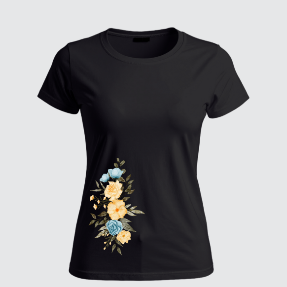 REMERA FLOWERS 3 (Dama)