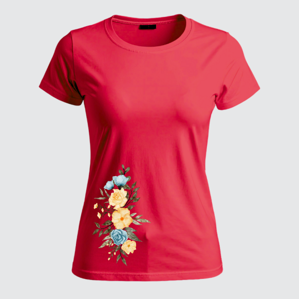 REMERA FLOWERS 3 (Dama)