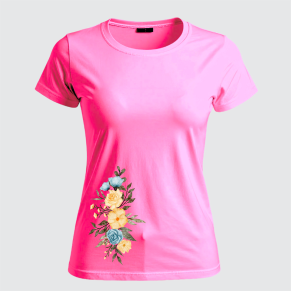 REMERA FLOWERS 3 (Dama)