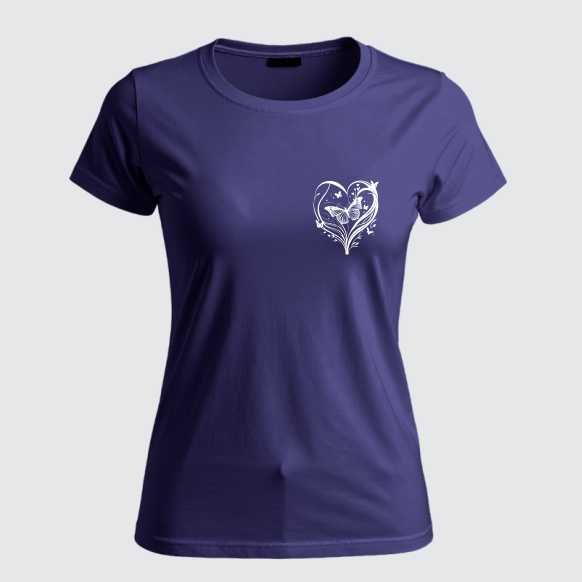 REMERA HEART FLY (Dama)