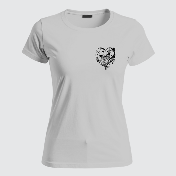 REMERA HEART FLY (Dama)