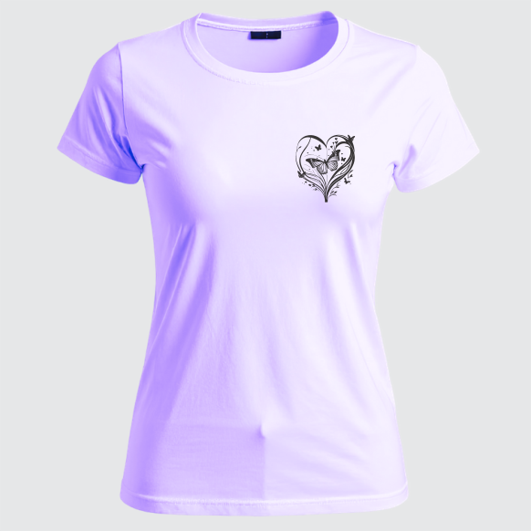 REMERA HEART FLY (Dama)