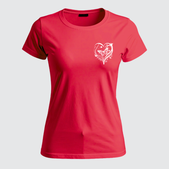 REMERA HEART FLY (Dama)