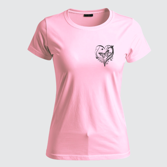 REMERA HEART FLY (Dama)