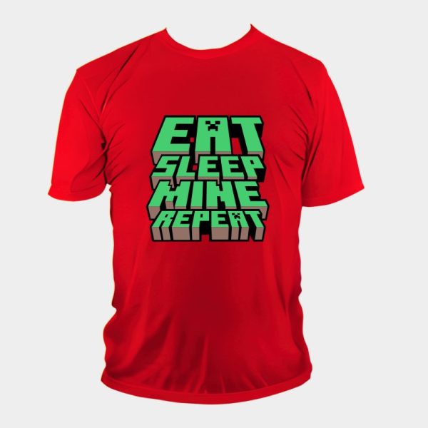 REMERA REPEAT MINECRAFT