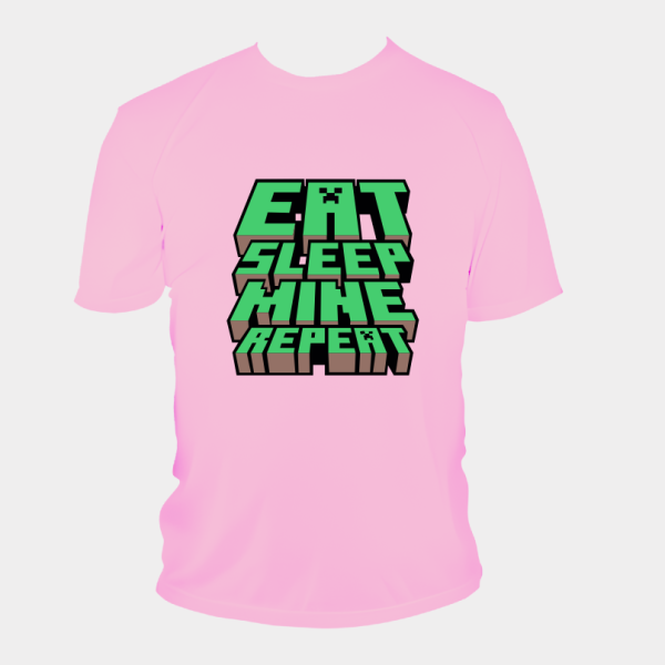 REMERA REPEAT MINECRAFT