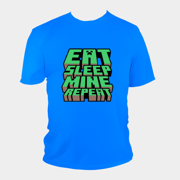 REMERA REPEAT MINECRAFT