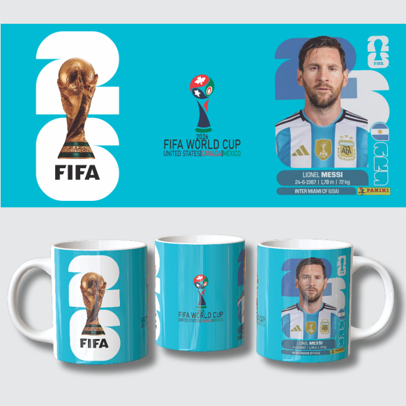 Tazas MESSI ALBUM MUNDIAL 2026