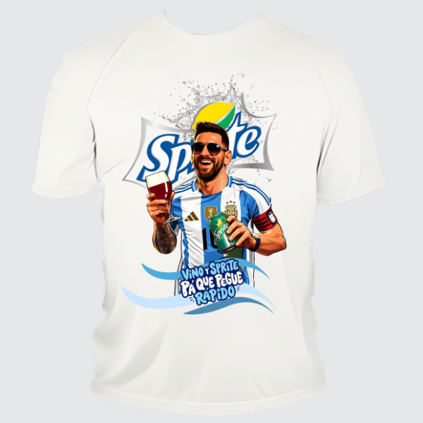 MESSI ARGENTINA (desde talle 4 de niños al 5XL de adultos)