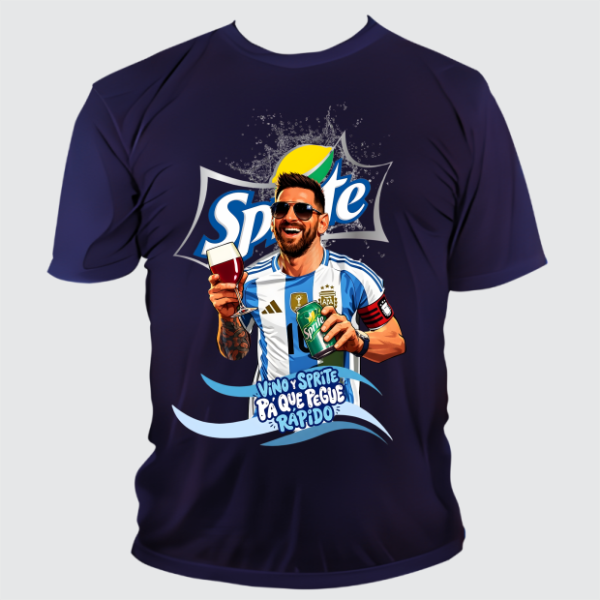 MESSI ARGENTINA (desde talle 4 de niños al 5XL de adultos)