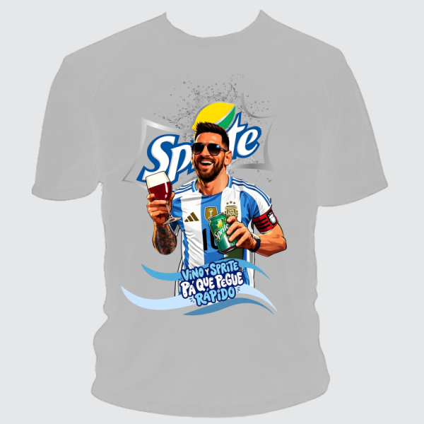 MESSI ARGENTINA (desde talle 4 de niños al 5XL de adultos)
