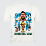 MESSI CAPITAN (desde talle 4 de niños al 5XL de adultos)