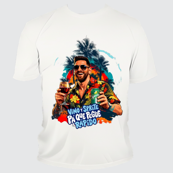 MESSI CARIBE (desde talle 4 de niños al 5XL de adultos)