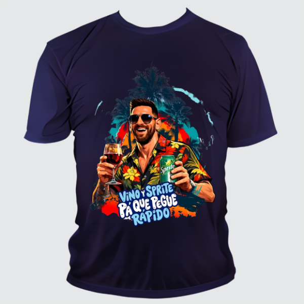 MESSI CARIBE (desde talle 4 de niños al 5XL de adultos)