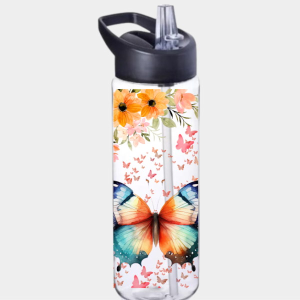 Botella Deportiva MARIPOSA NARANJA