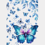 Botella Dakar MARIPOSA AZUL