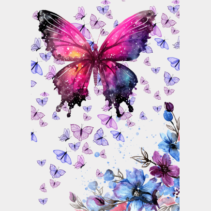 Botella Dakar MARIPOSA VIOLETA